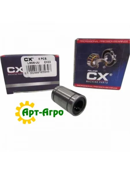 LM 08 UU CX Підшипник