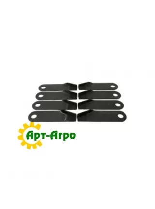 AH205909 Ніж 4+4 підв кут глади 183x50x5 (D-20) John Deere Original