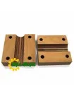 AZ31215 Wooden bearing for 28mm straw walker shaft of John Deere combine