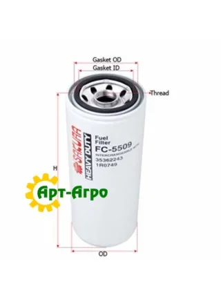 FC5509 Фільтр паливний SAKURA
