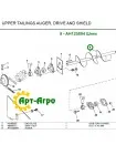 AH125894 John Deere auger