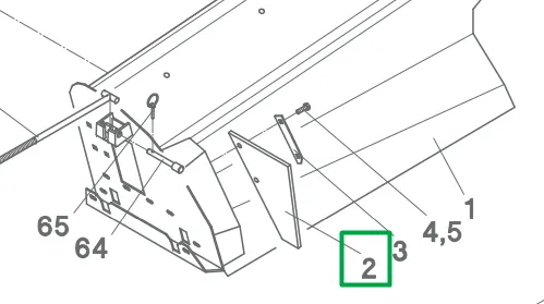003154 Відбійник гумовий (11х173х227) GERINGHOFF
