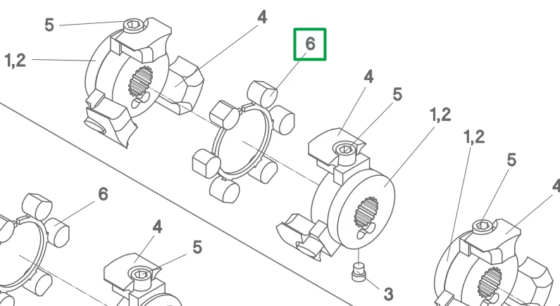 027072 Муфта еластична Geringhoff
