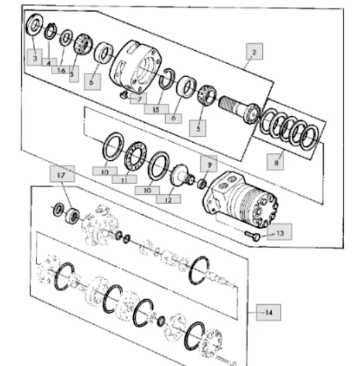 AZ39236 Мотор гідравлічний JOHN DEERE