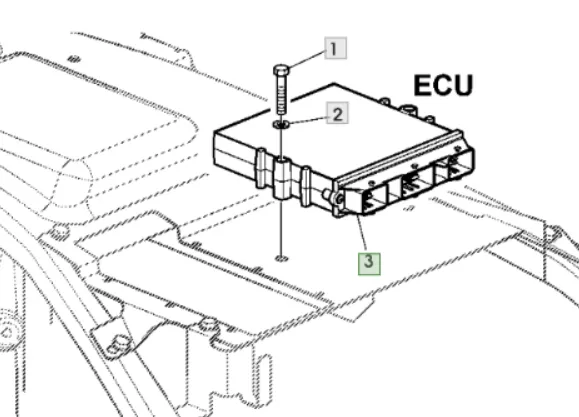 RE526587 Блок керування двигуном John Deere