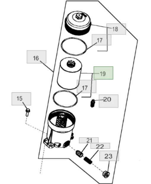 RE509672 Фільтр масляний John Deere