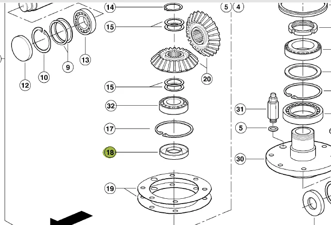 0002134110 Манжета редуктора кутового жниварки Claas