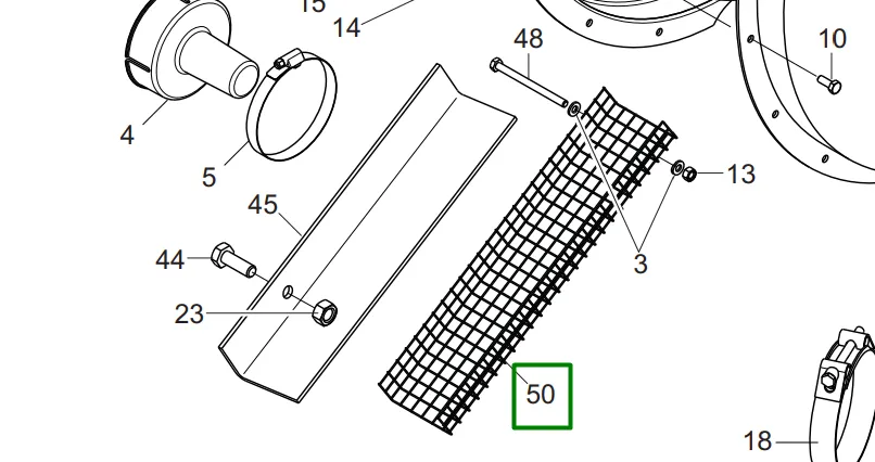 G10150291 Решітка захисна Gaspardo