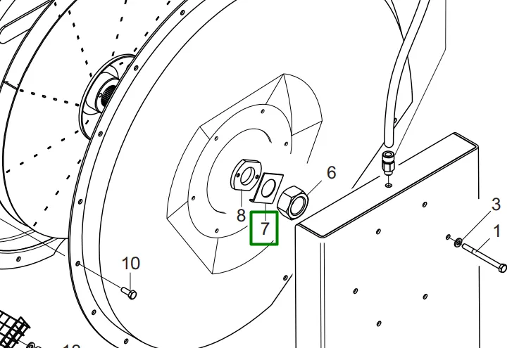 G13912060 Пластина стопорна Gaspardo