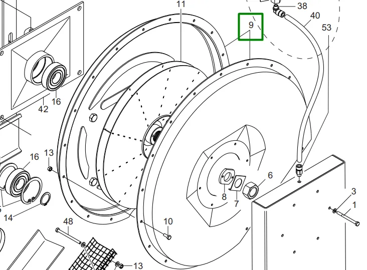 G22230335 Корпус вентилятора (комплект 2 шт) Gaspardo