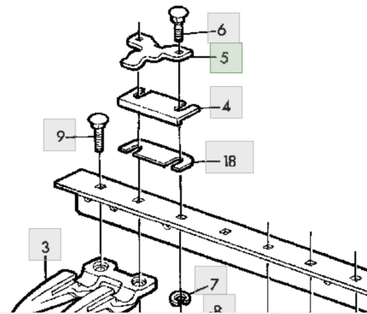 Z32690 Притиск коси John Deere