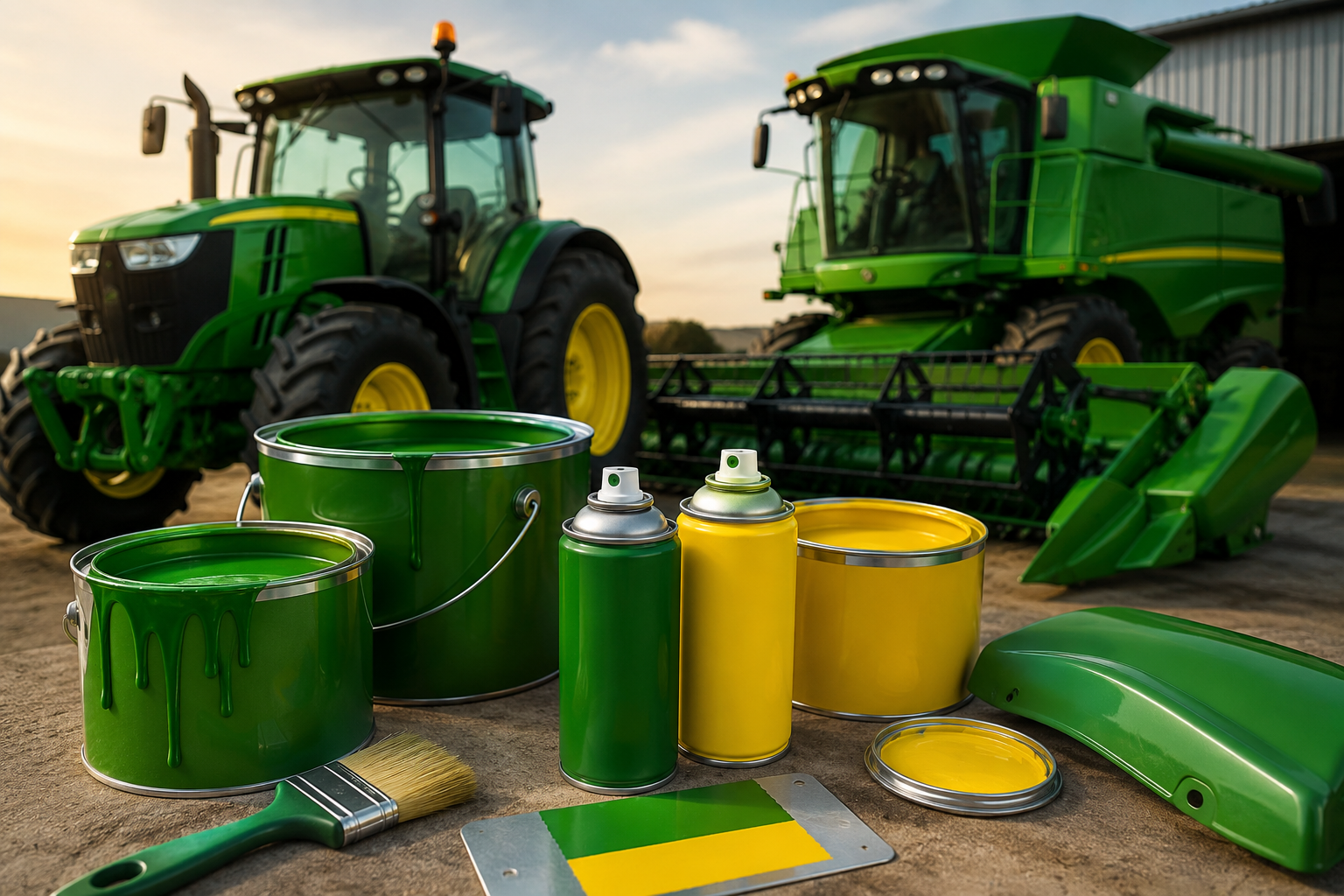 Фарба John Deere для сільськогосподарської техніки