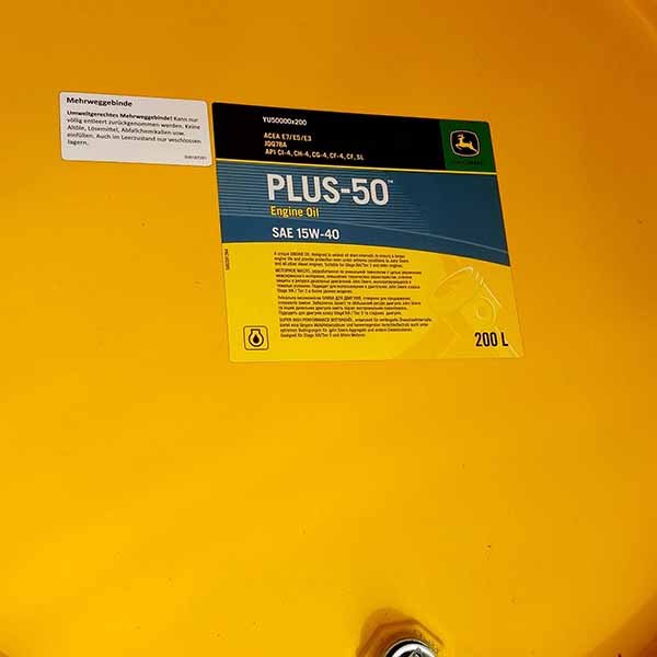 Olej silnikowy John Deere PLUS 50 II 15W-40 (20 l)