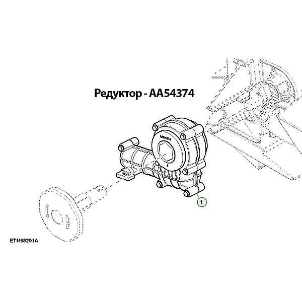 A74191 Uszczelka podciśnieniowego zespołu wysiewającego John Deere