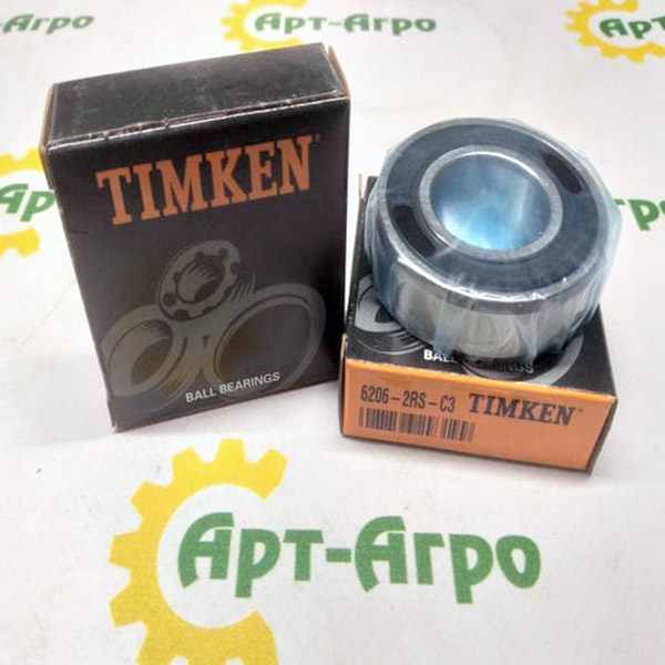 6206-2RS-C3 Łożysko kulkowe jednorzędowe TIMKEN