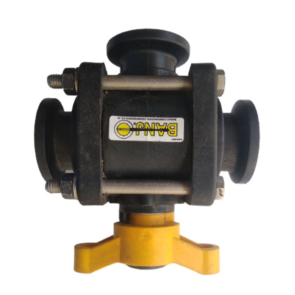 MLR0708013 Кран кульовий 1", 3-х ходовий CNH