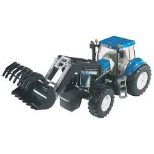 Zabawkowy ciągnik z łyżką New Holland T8040 1992-03021