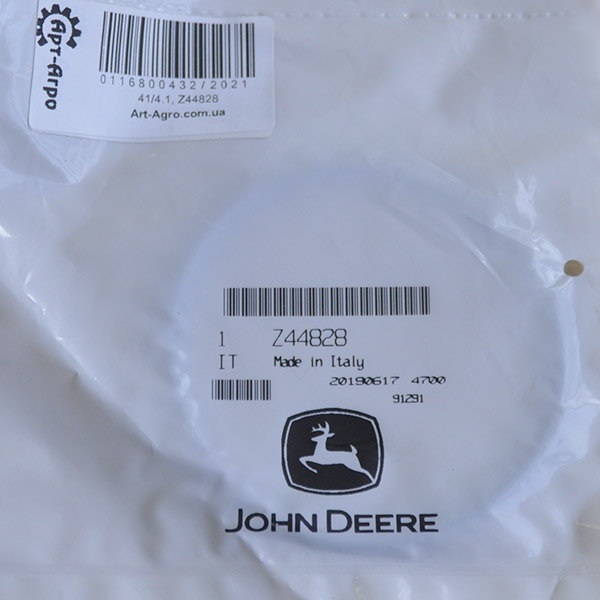 Z44828 O-ring wariatora John Deere