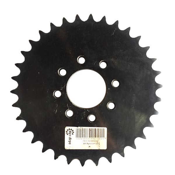 H219634 sprocket Z-34 for the upper shaft drive of the inclined chamber (overrunning clutch) John Deere(HDparts)
