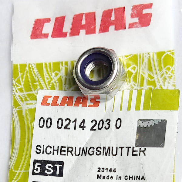 0002142030 Nakrętka M10 DIN985 Claas