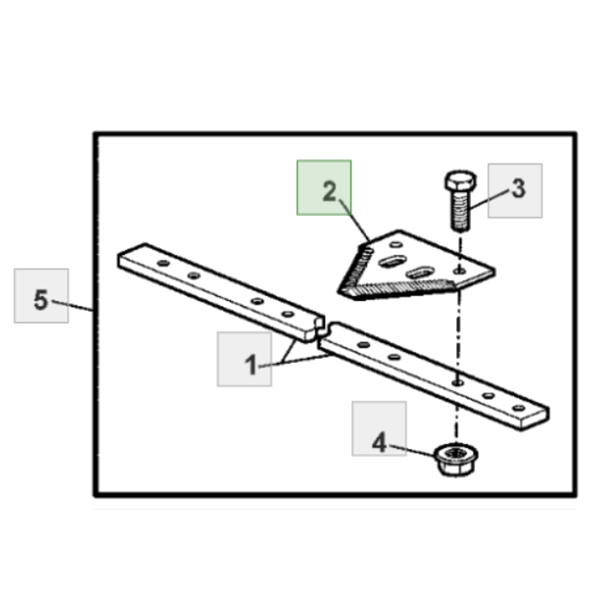 Z93077 Segment hedera (gruby karb) John Deere (SCH)