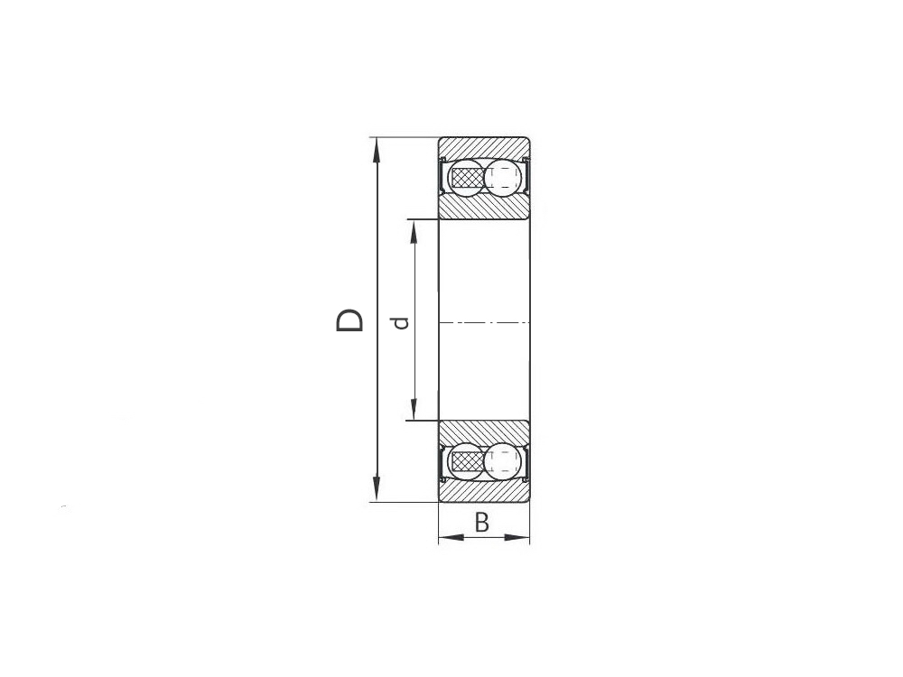 2205 E-2RS1TN9 SKF Łożysko kulkowe dwurzędowe