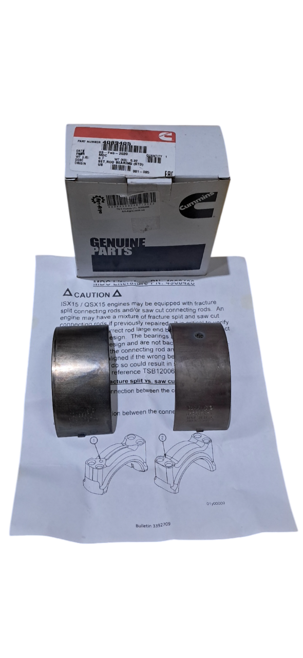 4089405 Łożyska korbowodu Cummins
