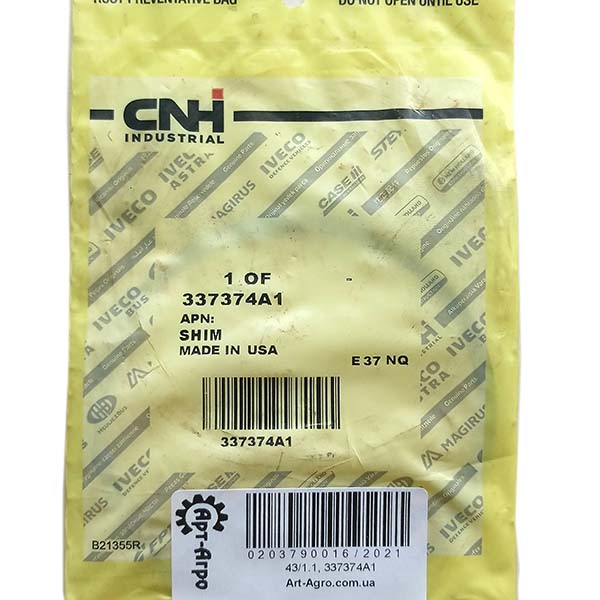 337374A1 Uszczelka regulatora, 5088 CNH