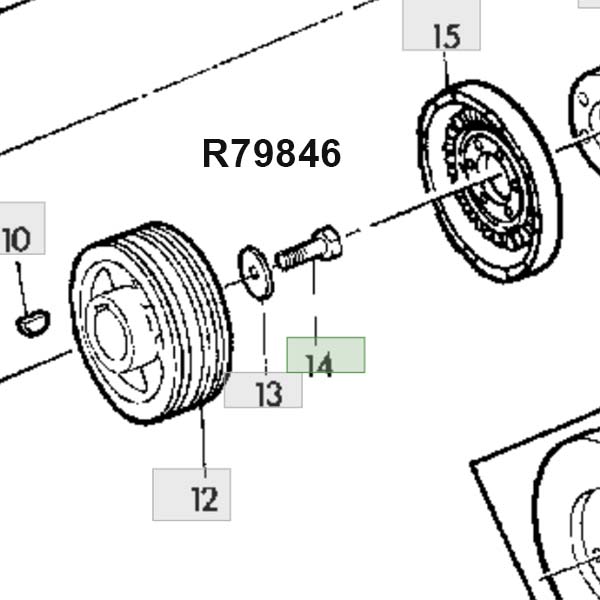 R79846 Śruba John Deere