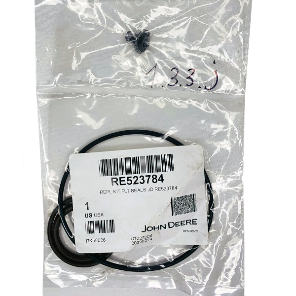RE523784 Zestaw uszczelek obudowy filtra oleju John Deere