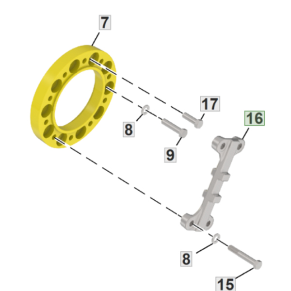 H162282 Bracket JOHN DEERE
