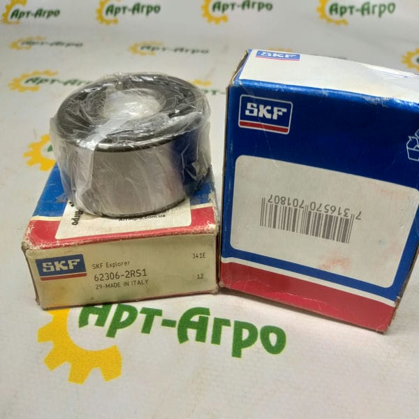 62306-2RS1 SKF Підшипник однорядний кульковий