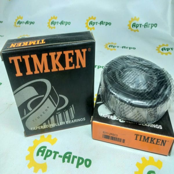 6311-2RS-C3 TIMKEN Підшипник однорядний кульковий