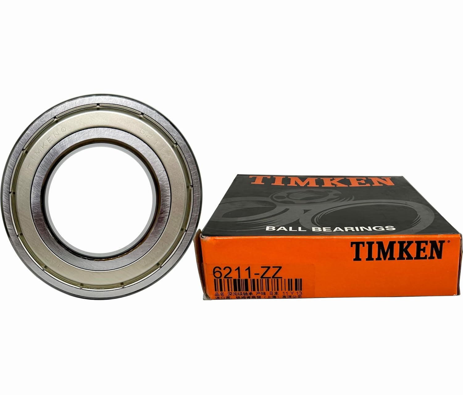 6211 ZZ TIMKEN Підшипник однорядний кульковий