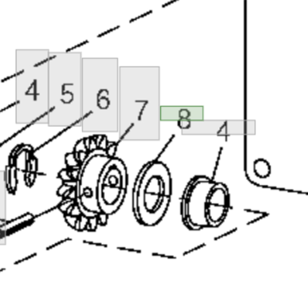 A61848 Шайба John Deere