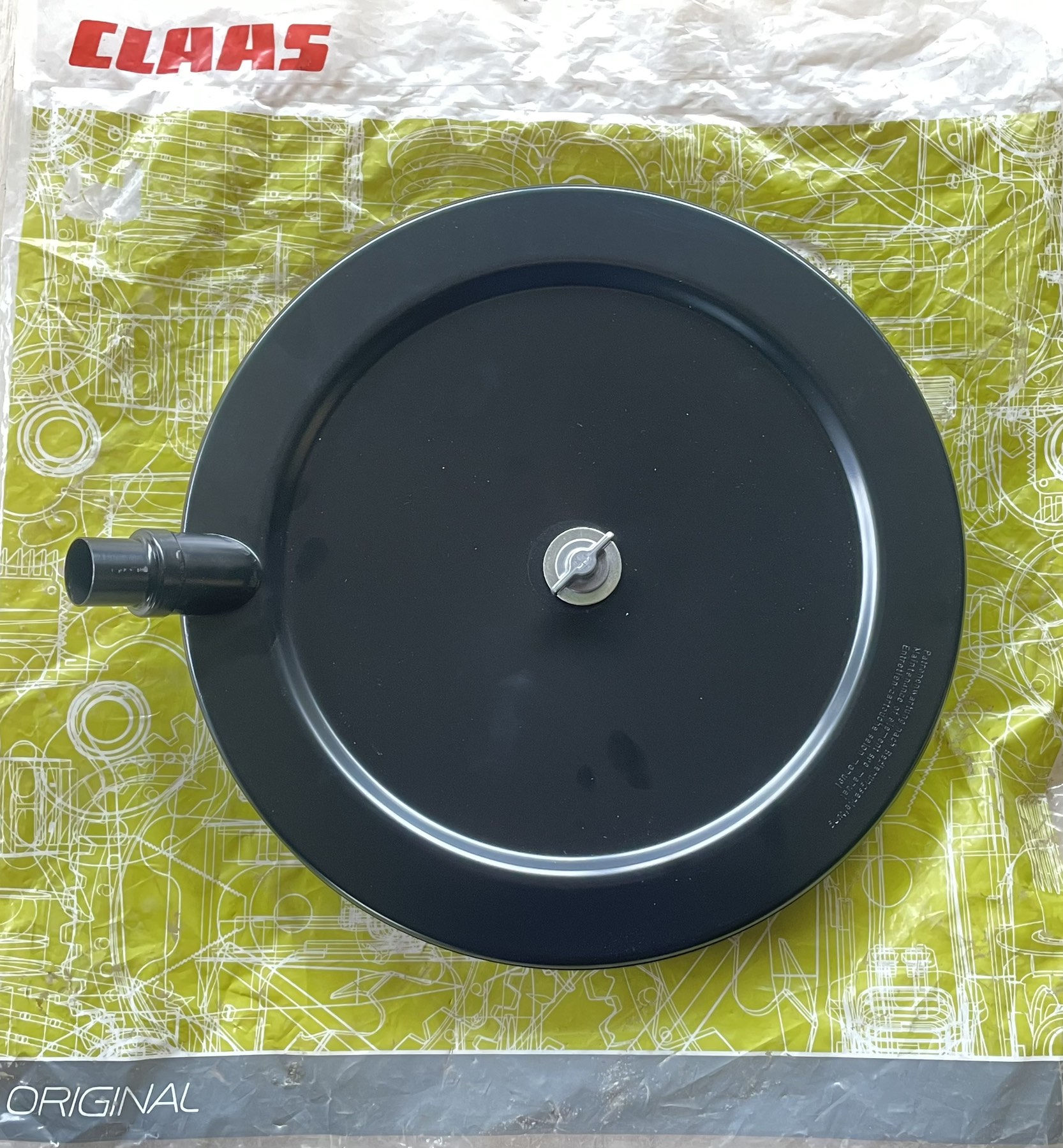 0001769970 Металева кришка фільтра D-398mm Claas