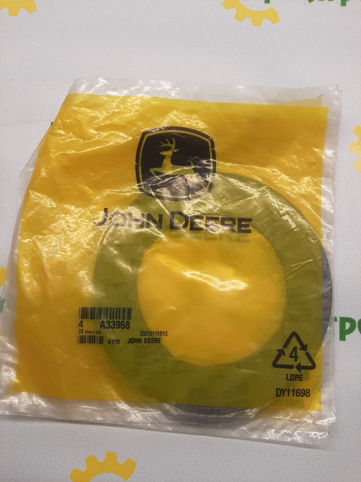 A33968 Прокладка John Deere