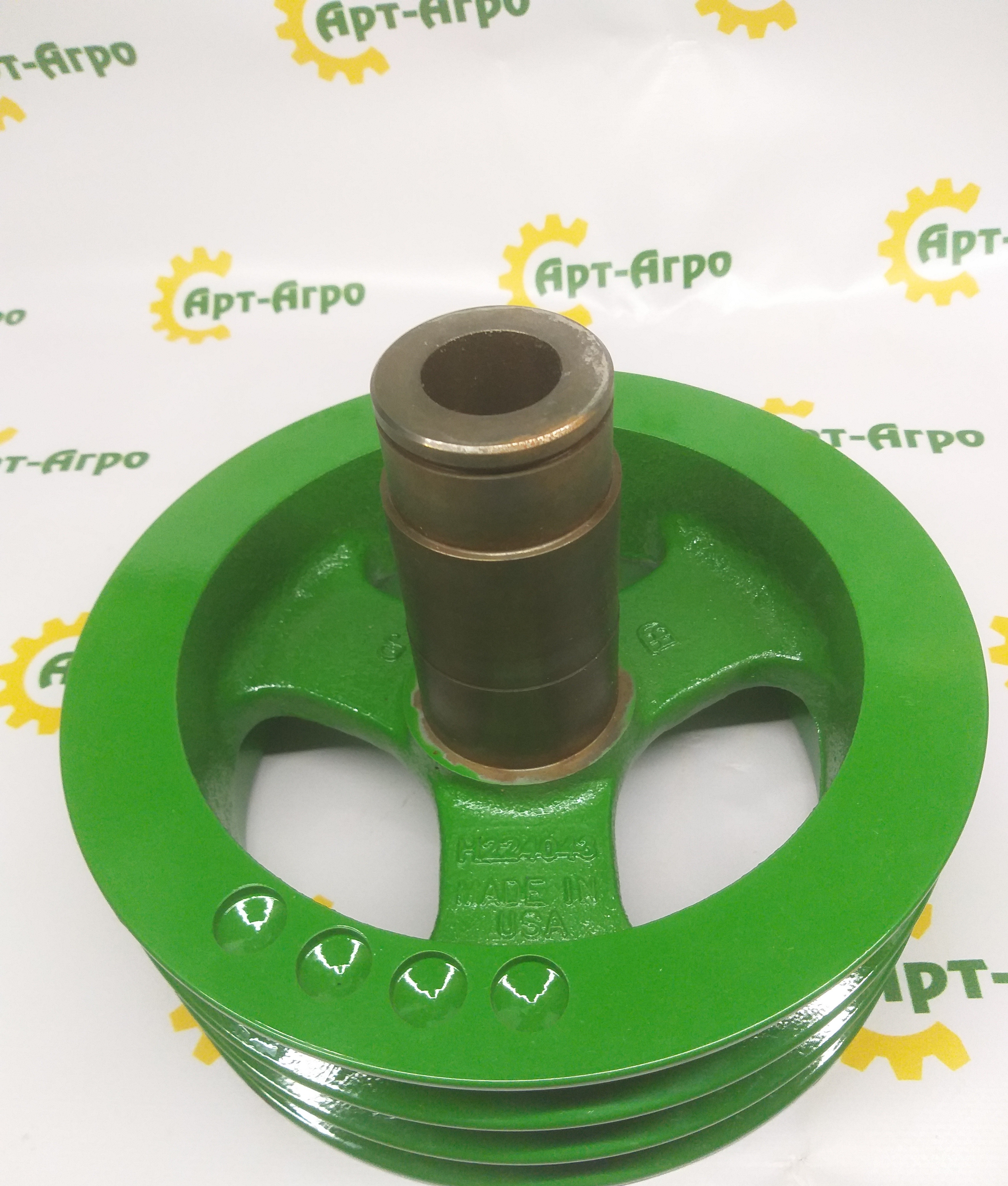 H224043 Шків триручний приводу насоса мотовила John Deere