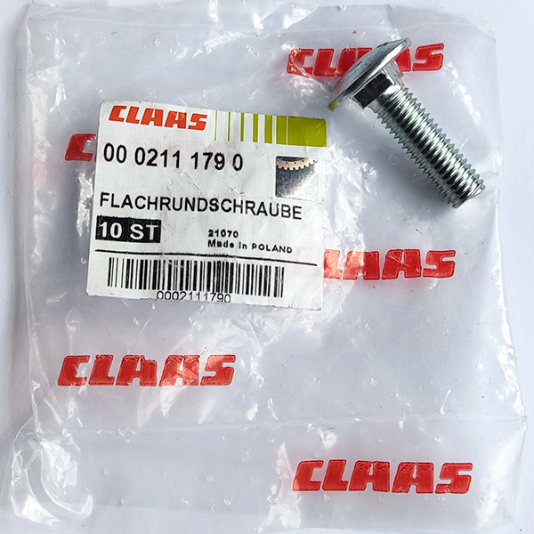 0002111790 Болт M10x35 DIN603 напівпотайний Claas