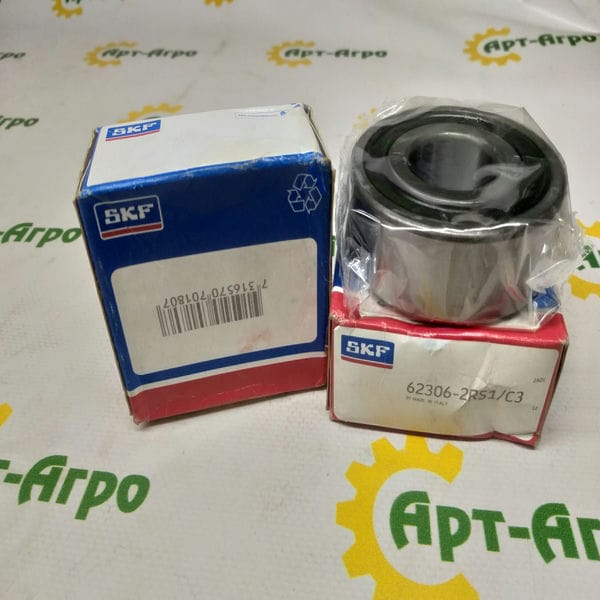 62306-2RS1/C3 SKF Підшипник однорядний кульковий