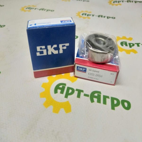 6302-2RSH SKF Підшипник однорядний кульковий