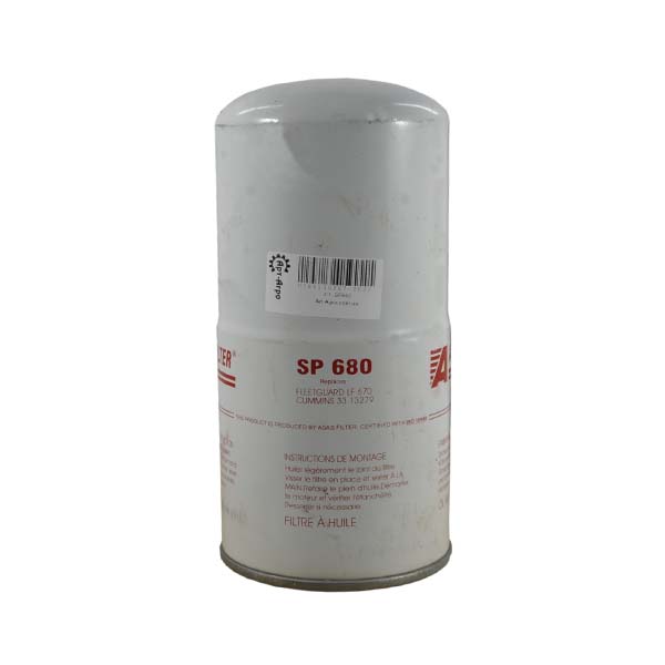 SP680 Масляний фільтр ASAS FILTER
