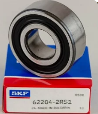 62204-2RS1 SKF Підшипник однорядний кульковий