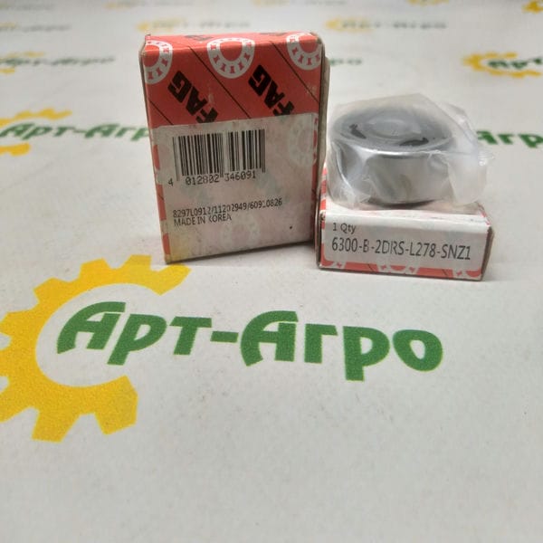 6300-B-2RDS-L278-SNZ1 FAG Підшипник однорядний кульковий