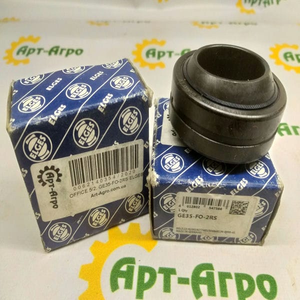 GE35-FO-2RS ELGES Сферичний шарнірний підшипник ковзання
