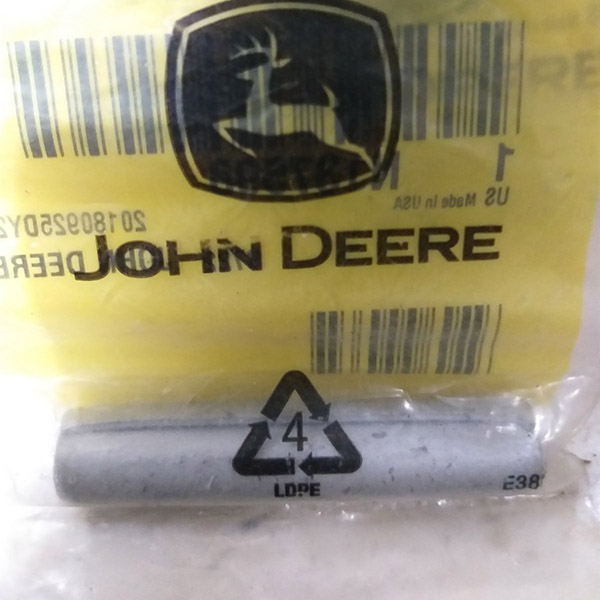 N137598 John Deere seed drill spring pin
