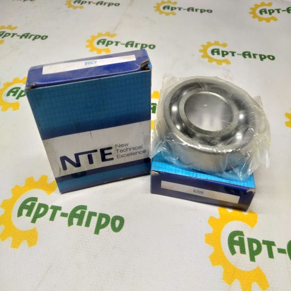 6208 NTE Підшипник однорядний кульковий