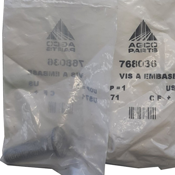 768036 Болт 3/8-16x1 1/2" carriage. пальця жниварки; 03H1495 AGCO PARTS